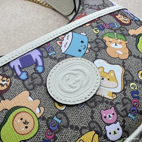 Firstbag ru GG Marmont GUCCI mini bag half-moon-shaped 0802